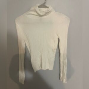 White turtle neck